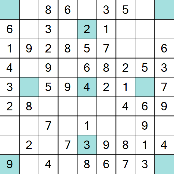Girandola Sudoku - Fácil