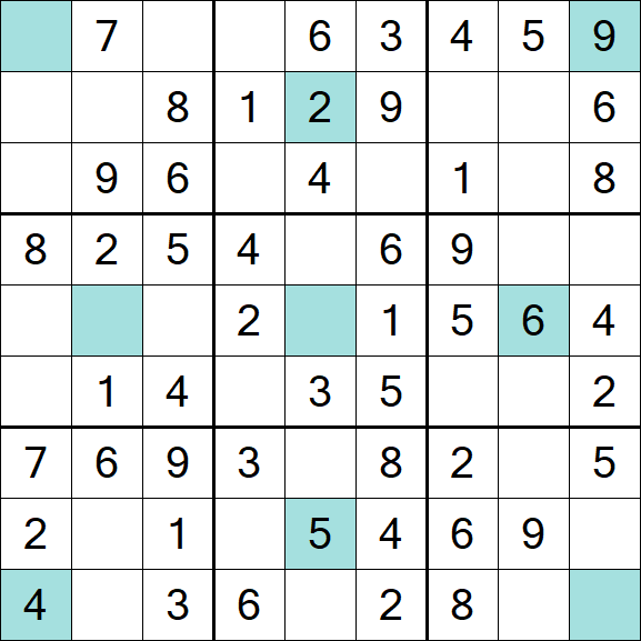 Girandola Sudoku - Fácil