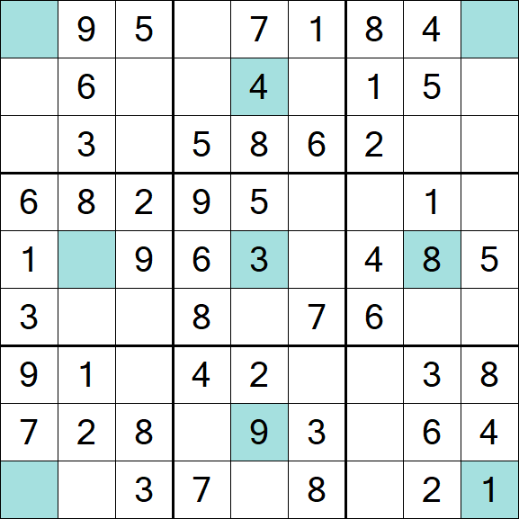 Girandola Sudoku - Einfach
