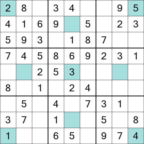 Girandola Sudoku - Einfach