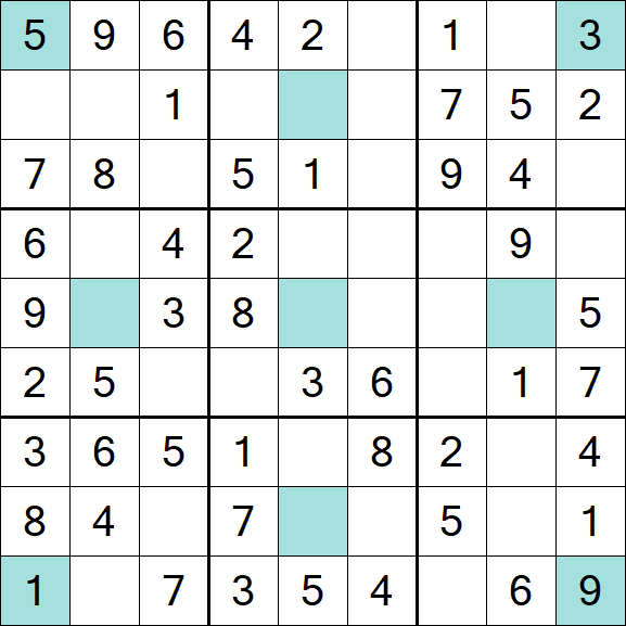 Girandola Sudoku - Einfach
