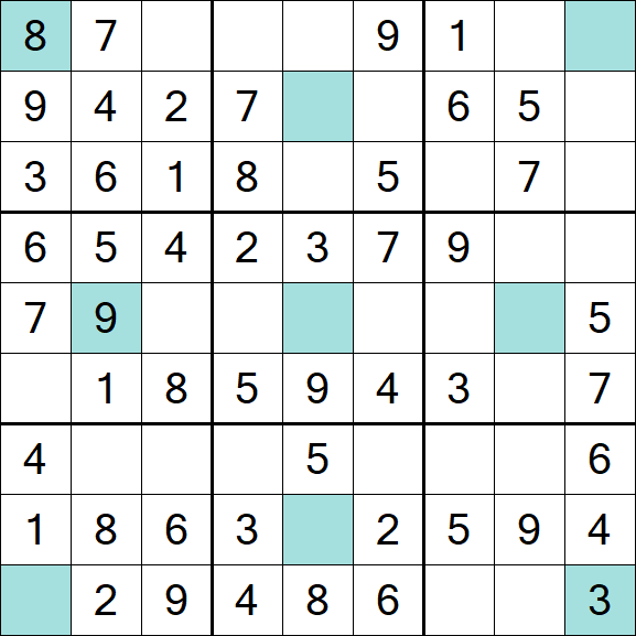 Girandola Sudoku - Einfach