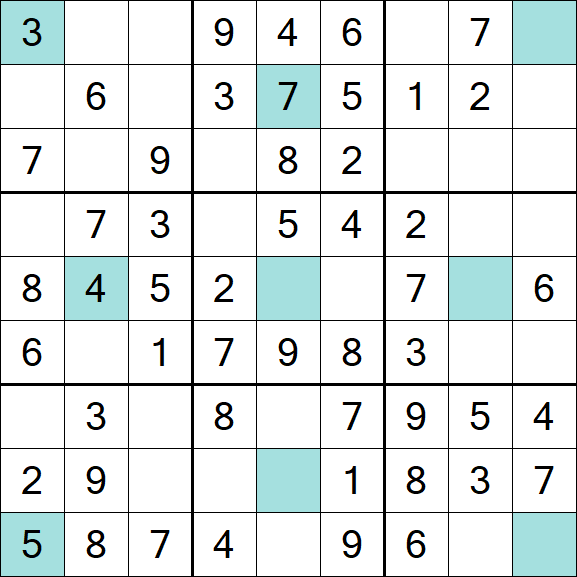 Girandola Sudoku - Einfach