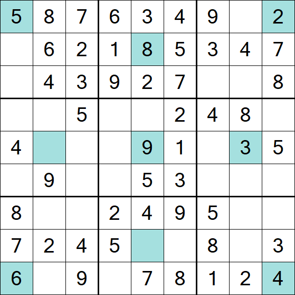 Girandola Sudoku - Easy