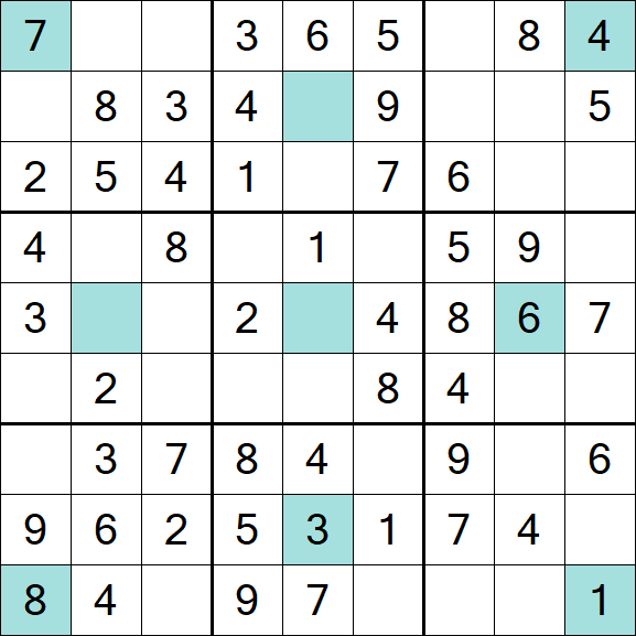 Girandola Sudoku - Easy