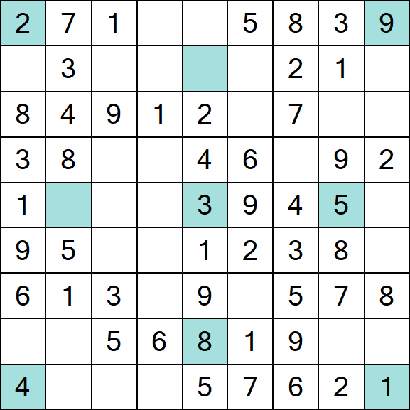 Girandola Sudoku - Easy