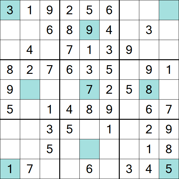 Girandola Sudoku - Easy