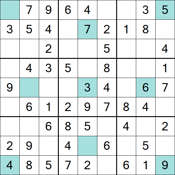 Girandola Sudoku - Simple