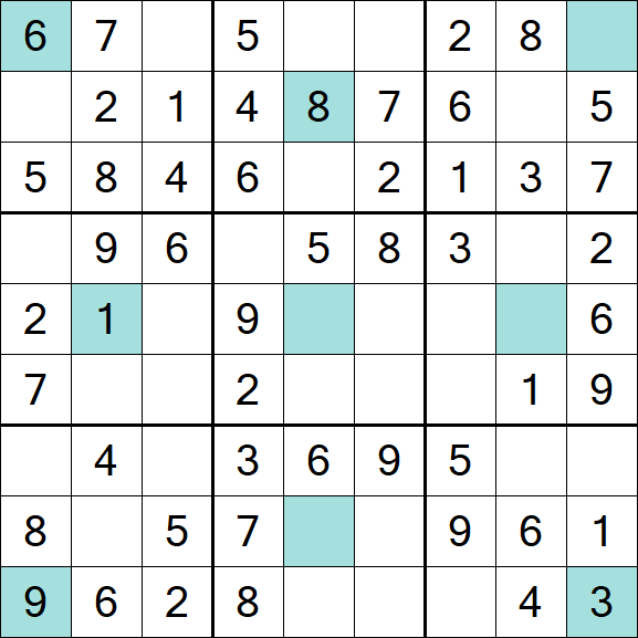 Girandola Sudoku - Easy