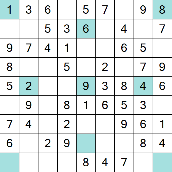 Girandola Sudoku - Easy