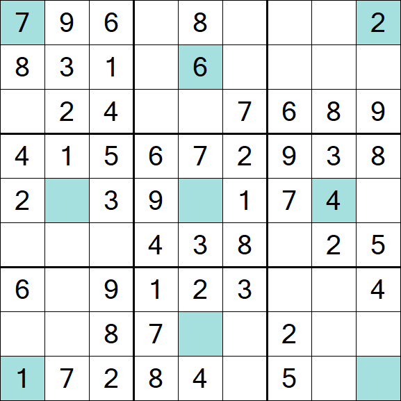 Girandola Sudoku - Easy