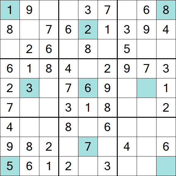 Girandola Sudoku - Easy