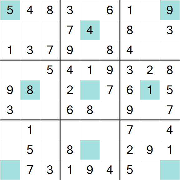 Girandola Sudoku - Easy