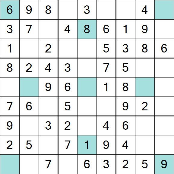 Girandola Sudoku - Einfach