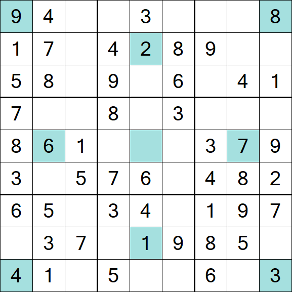 Girandola Sudoku - Easy