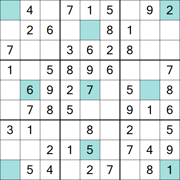 Girandola Sudoku - Easy
