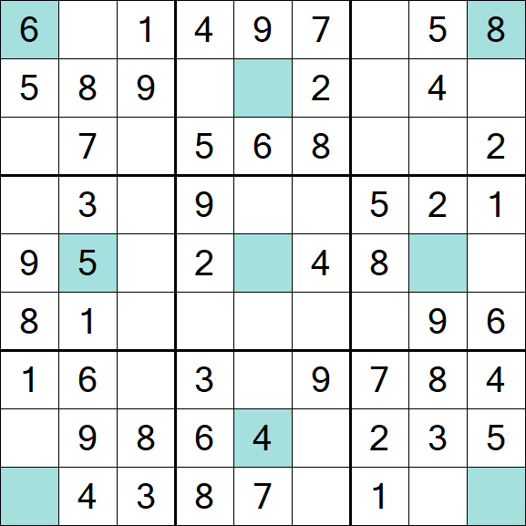 Girandola Sudoku - Easy