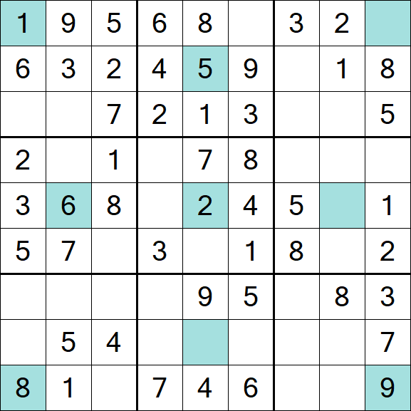 Girandola Sudoku - Easy