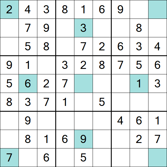 Girandola Sudoku - Easy