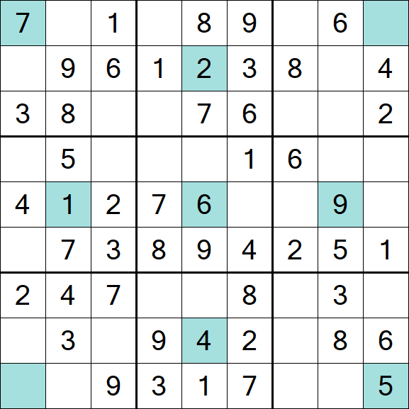 Girandola Sudoku - Easy