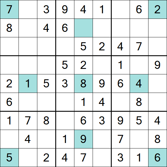 Girandola Sudoku - Easy