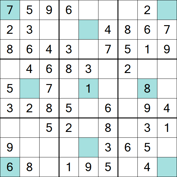 Girandola Sudoku - Easy