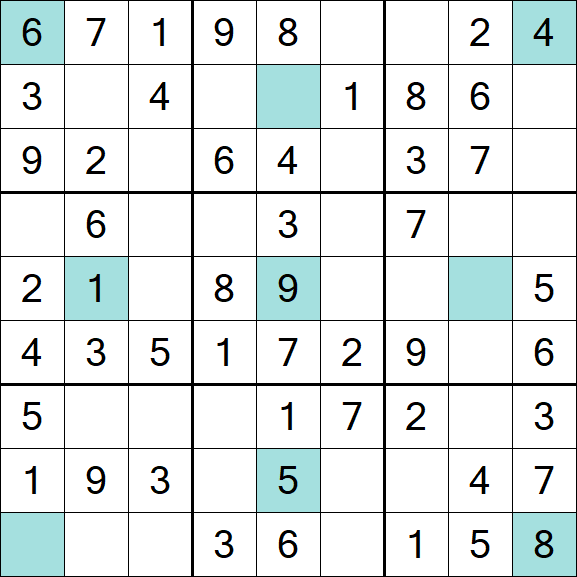 Girandola Sudoku - Easy
