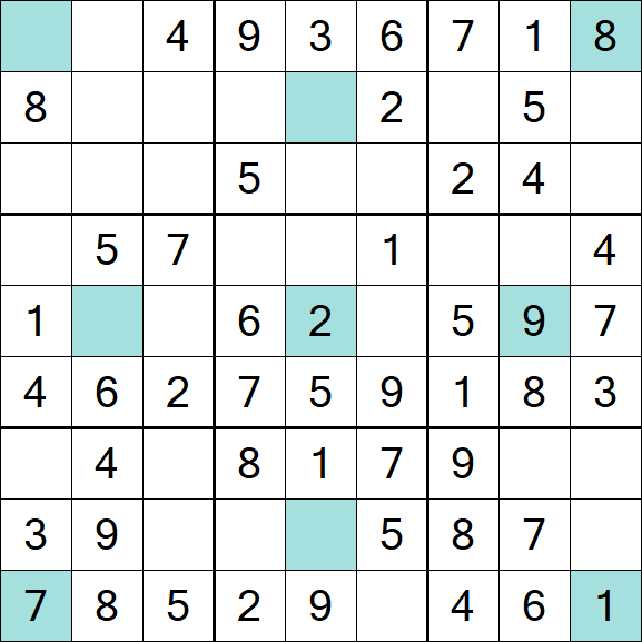 Girandola Sudoku - Easy