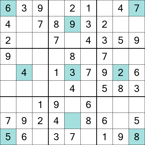 Girandola Sudoku - Easy