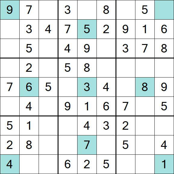 Girandola Sudoku - Easy