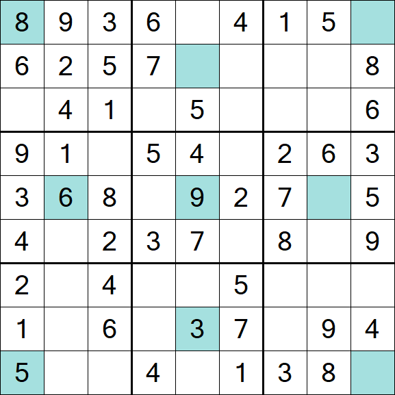 Girandola Sudoku - Easy