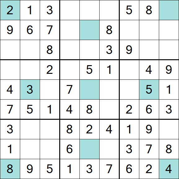 Girandola Sudoku - Easy