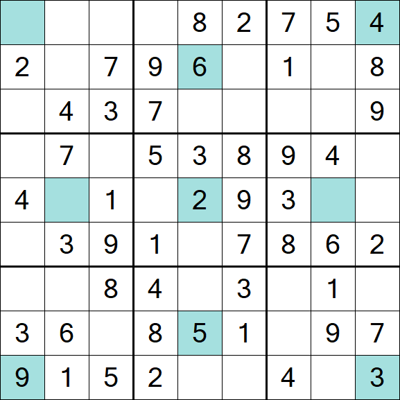 Girandola Sudoku - Easy