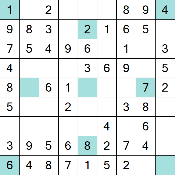 Girandola Sudoku - Easy