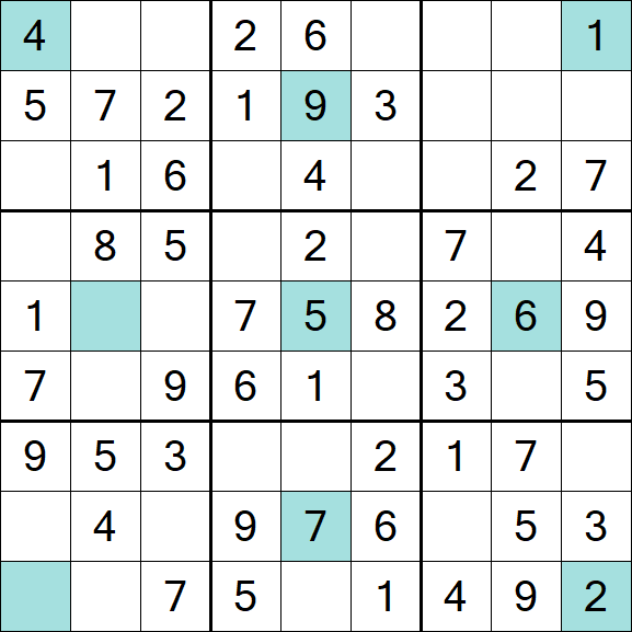 Girandola Sudoku - Easy