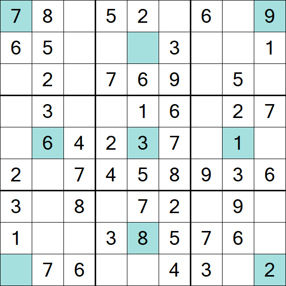 Girandola Sudoku - Easy