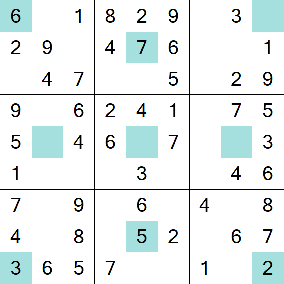 Girandola Sudoku - Easy