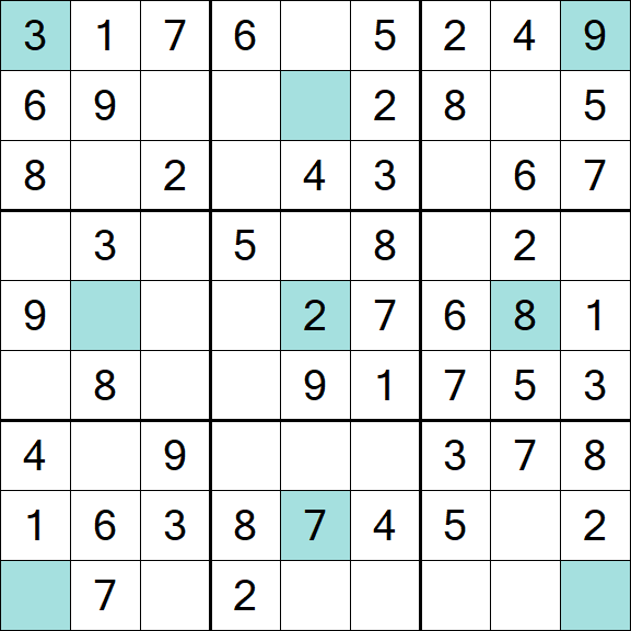 Girandola Sudoku - Easy