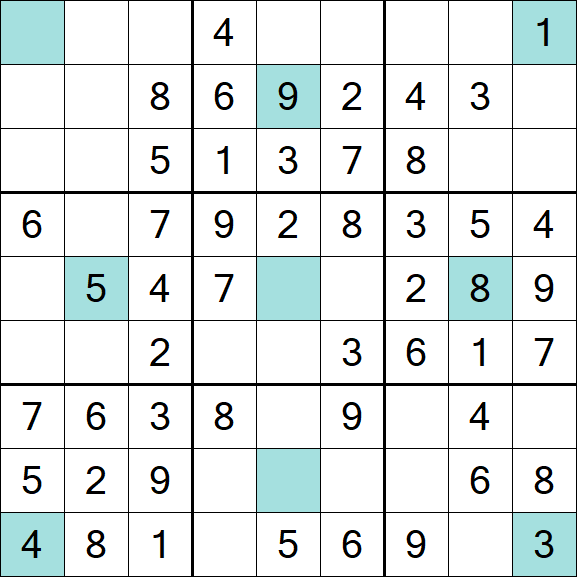 Girandola Sudoku - Easy