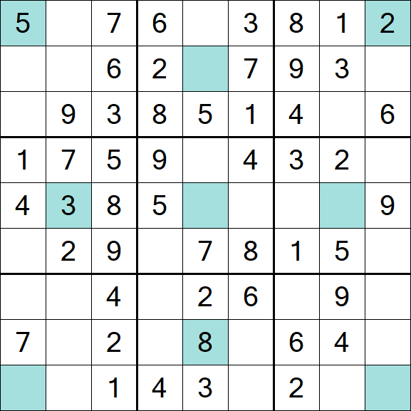 Girandola Sudoku - Easy