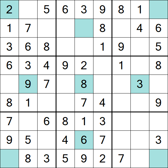 Girandola Sudoku - Easy