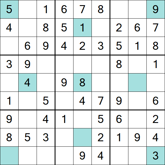 Girandola Sudoku - Easy