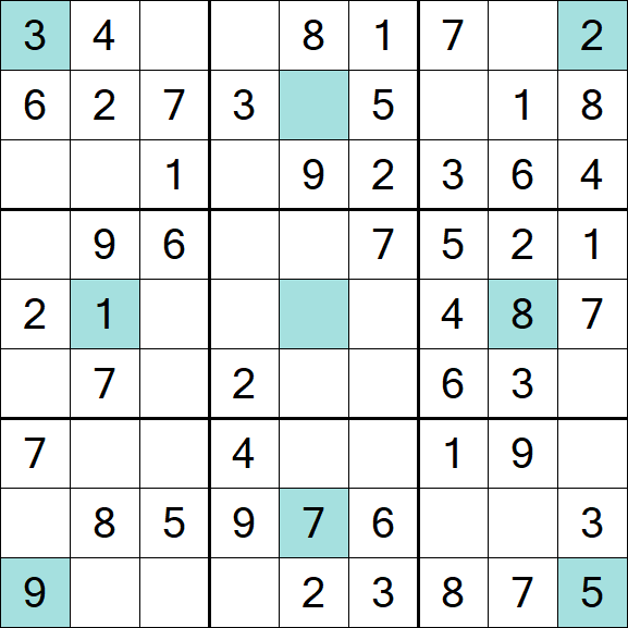 Girandola Sudoku - Easy