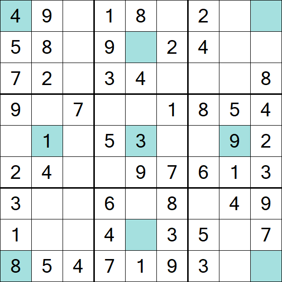 Girandola Sudoku - Easy