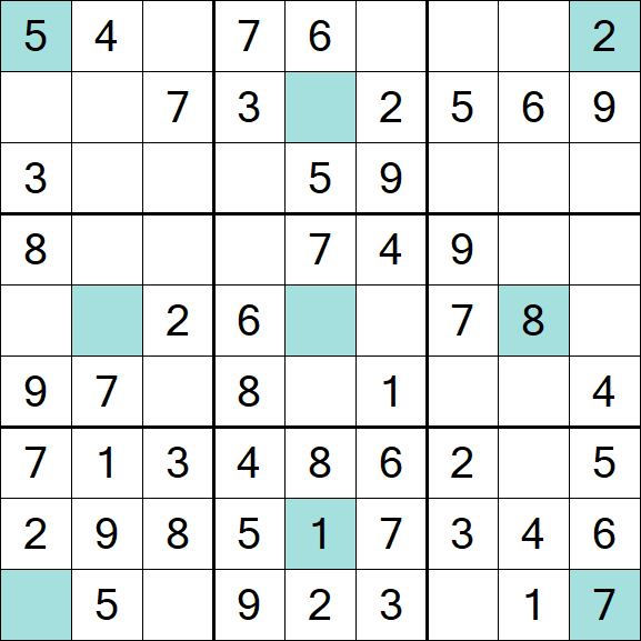 Girandola Sudoku - Easy