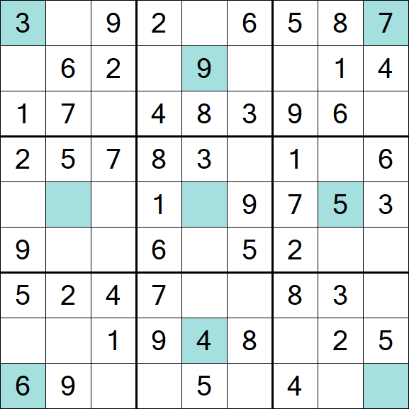 Girandola Sudoku - Easy