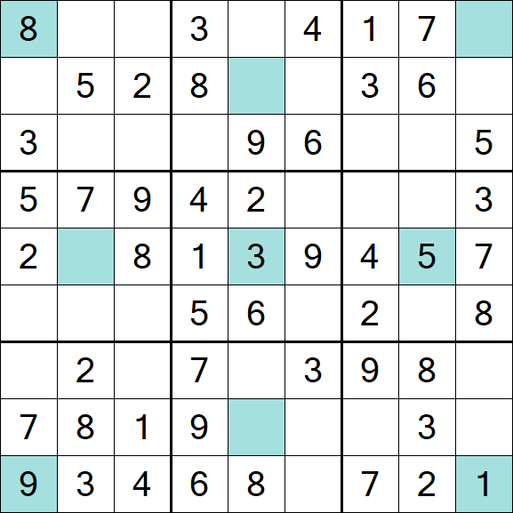 Girandola Sudoku - Easy