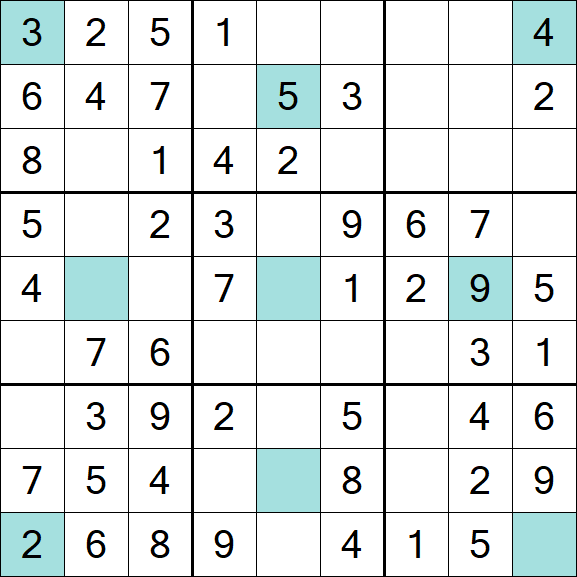 Girandola Sudoku - Easy
