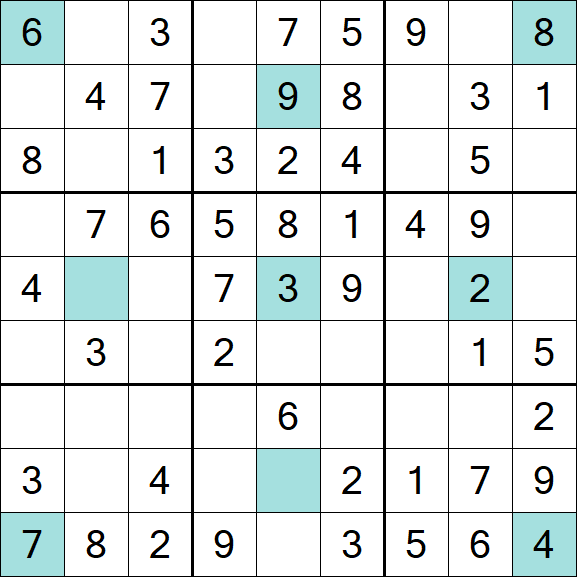 Girandola Sudoku - Easy