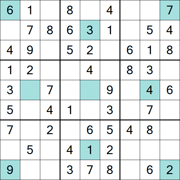 Girandola Sudoku - Easy